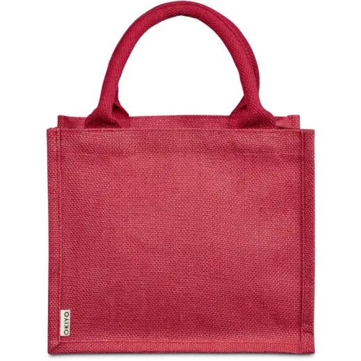 Okiyo Miyag Midi Jute Gift Bag Red Front